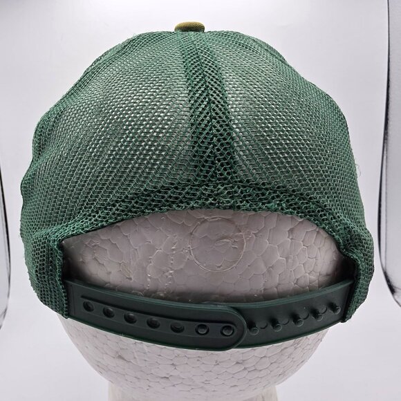 Bass Pro Shops Green Trucker Hat With Mesh Back Snapback Outdoor Fishing - Picture 3 of 10